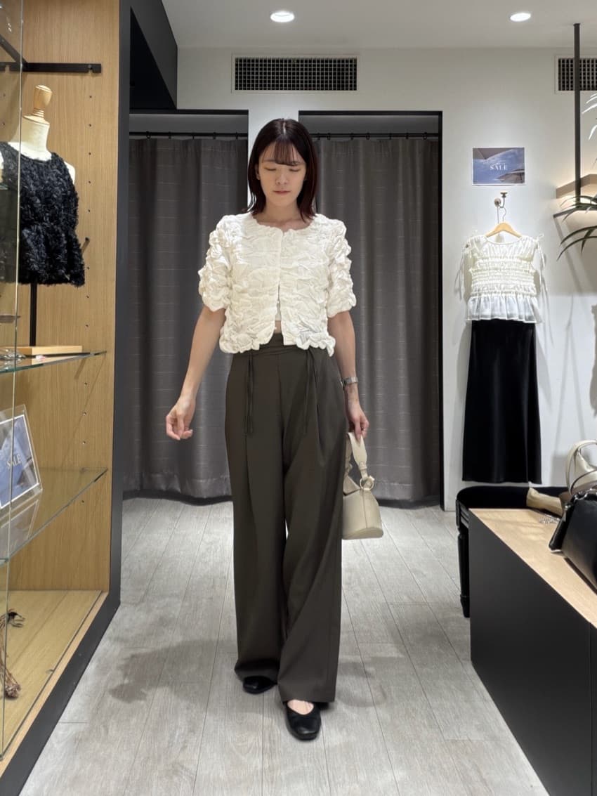 CAPRICIEUX LE'MAGE | ウェーブシャーリングブラウス | Rakuten