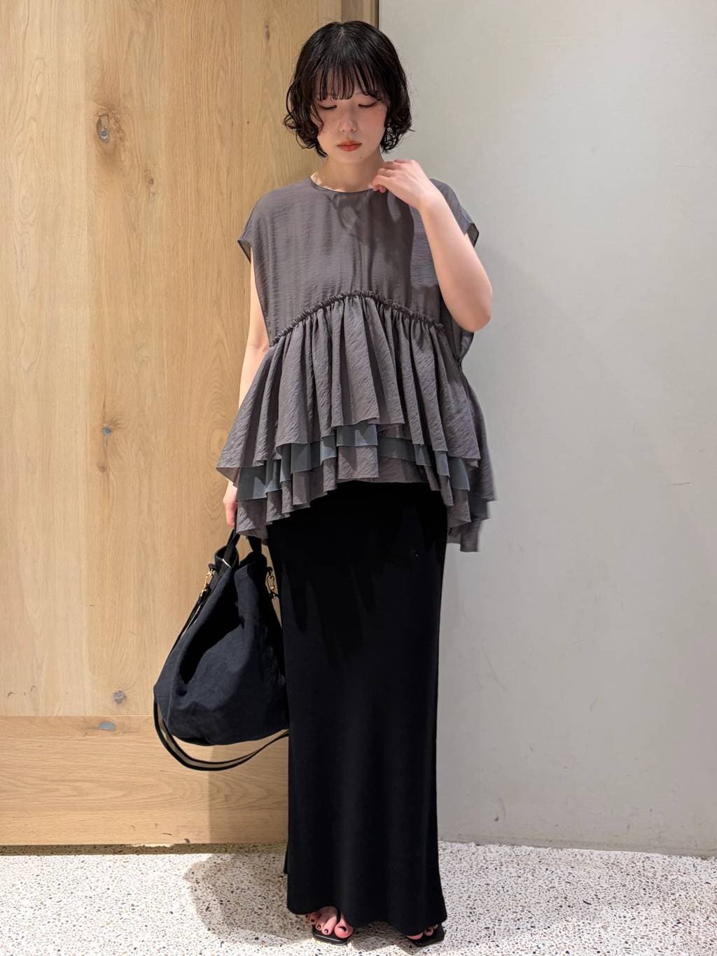 Curensology | シアーギャザーブラウス | Rakuten Fashion(楽天