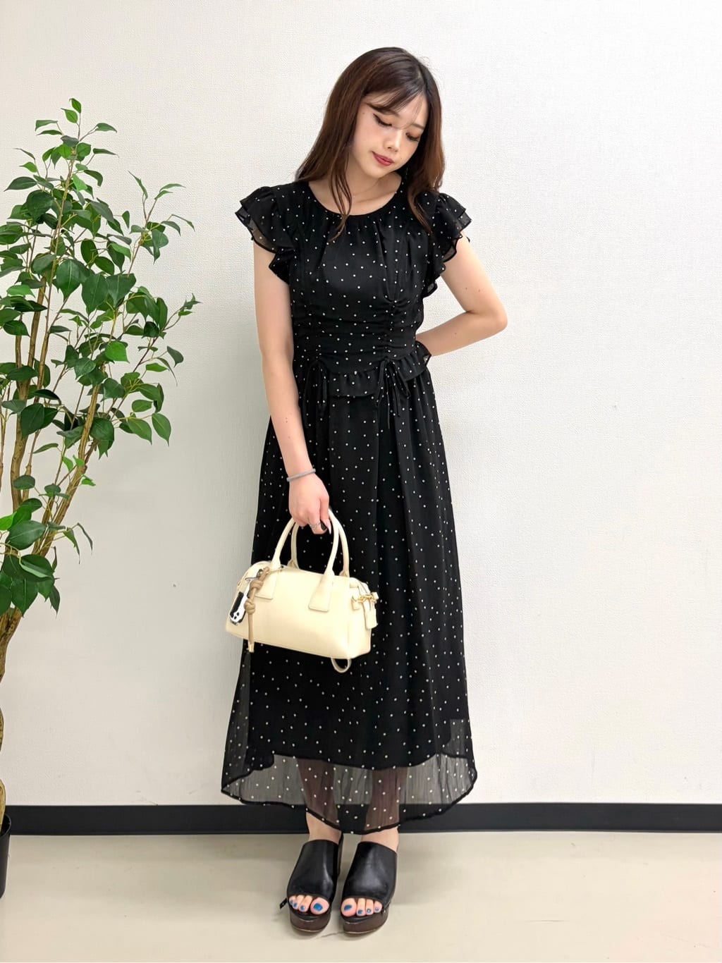 NATURAL BEAUTY BASIC | ドロストギャザー楊柳ワンピース | Rakuten