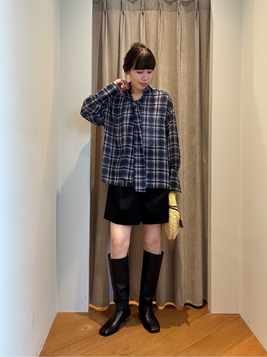 UNITED ARROWS EMMEL REFINES 新品 ショートパンツ UNITED ARROWS green label relaxing | <EMMEL REFINES>EM タック