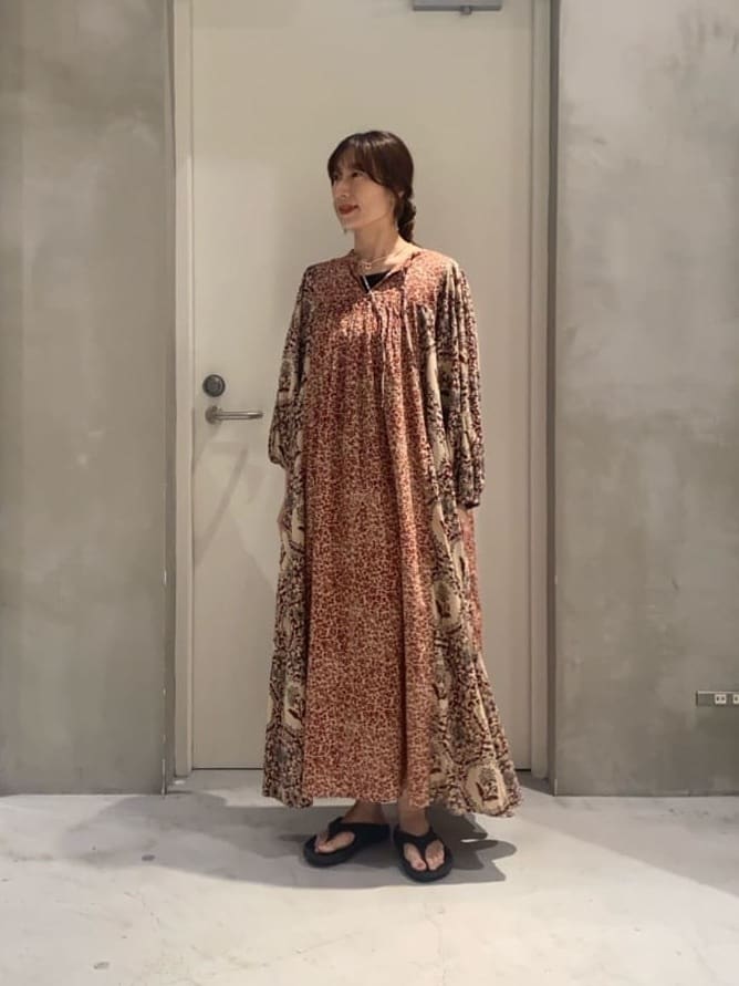 CIAOPANIC TYPY | 【Aguni】花柄切替袖ボリュームワンピース | Rakuten
