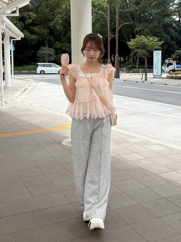 RMAF | スウェット素材なの?!綺麗見えダンボールセミワイドパンツ