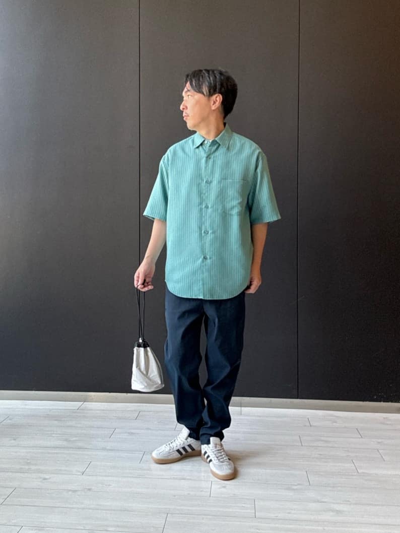 BEAUTY&YOUTH UNITED ARROWS | MIXTURE ナイロン 1プリーツ テーパード