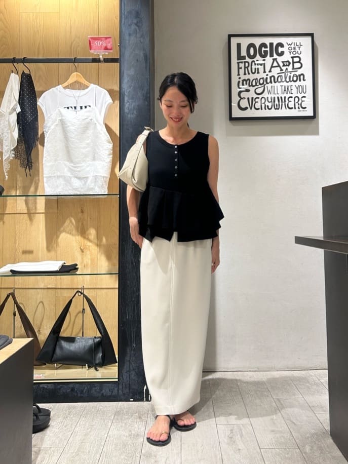 CAPRICIEUX LE'MAGE | アシメペプラムヘンリーニット | Rakuten