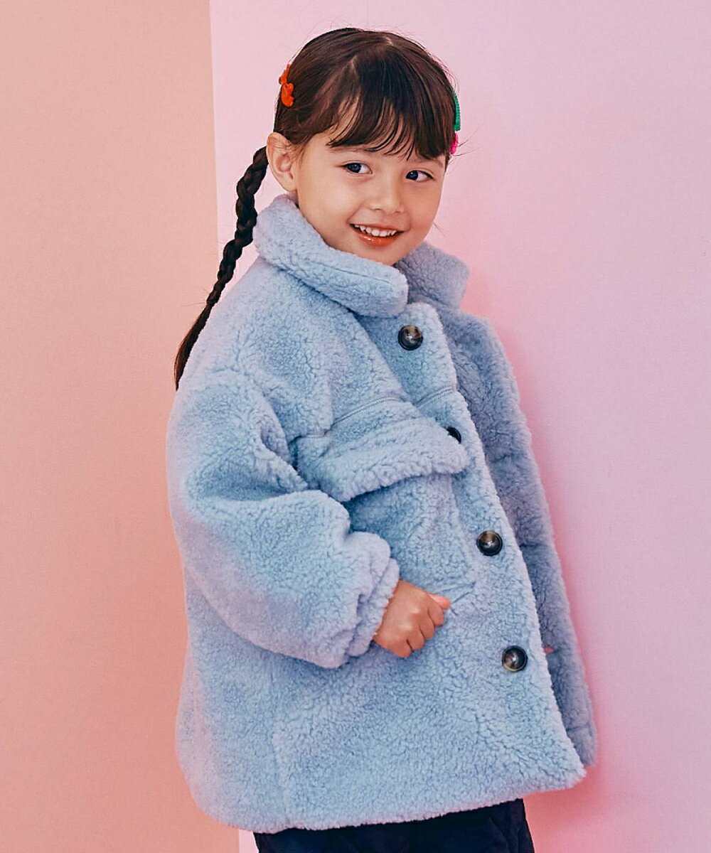 F.O.Online Store | ふわもこフラップポケットテディボアコート 26AW