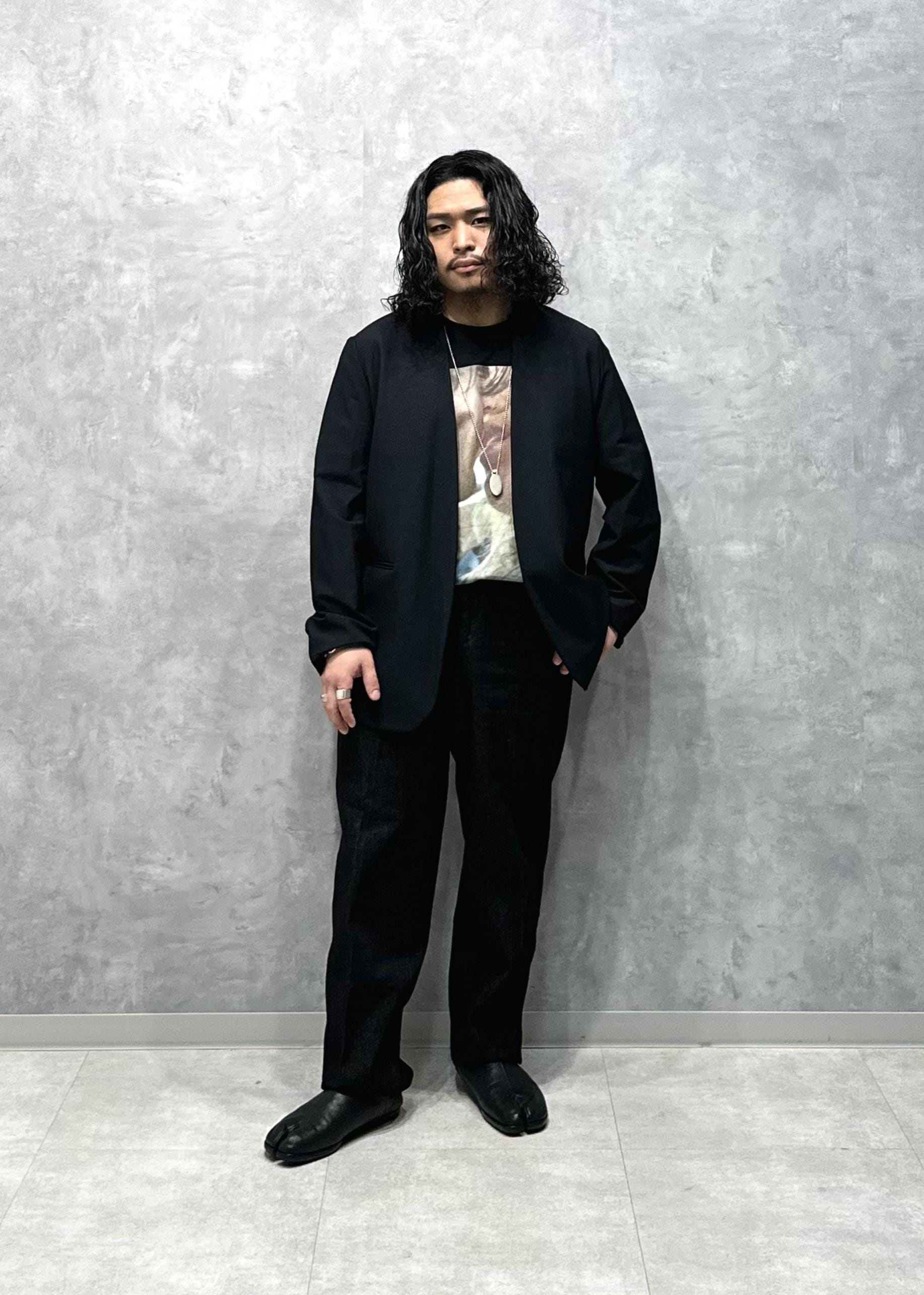【美品】Adam et Ropeブラックデニム セットアップ ADAM ET ROPE' | 13oz デニムワイドイージーパンツ / ADAM ET ROPE