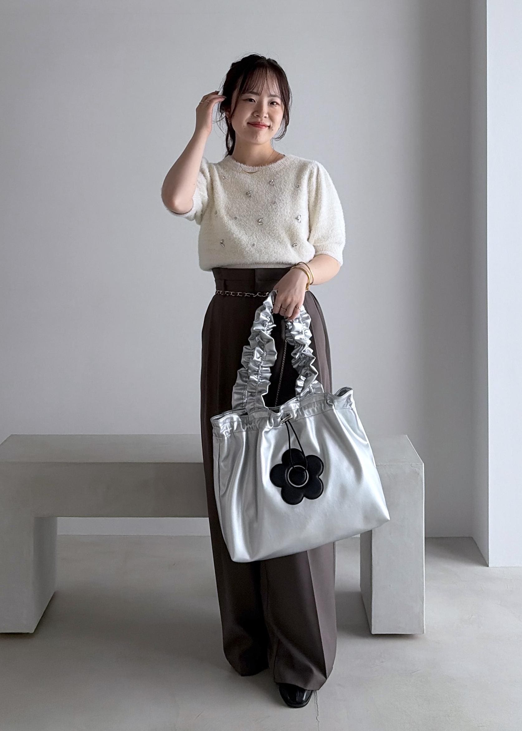 VIS | 【WEB限定】【MARY QUANT*VIS】フリルハンドルトートバッグ/A4