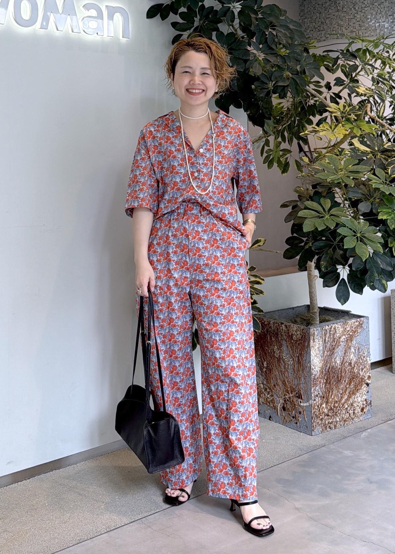 SALON adam et rope' | リバティオープンカラーシャツ | Rakuten