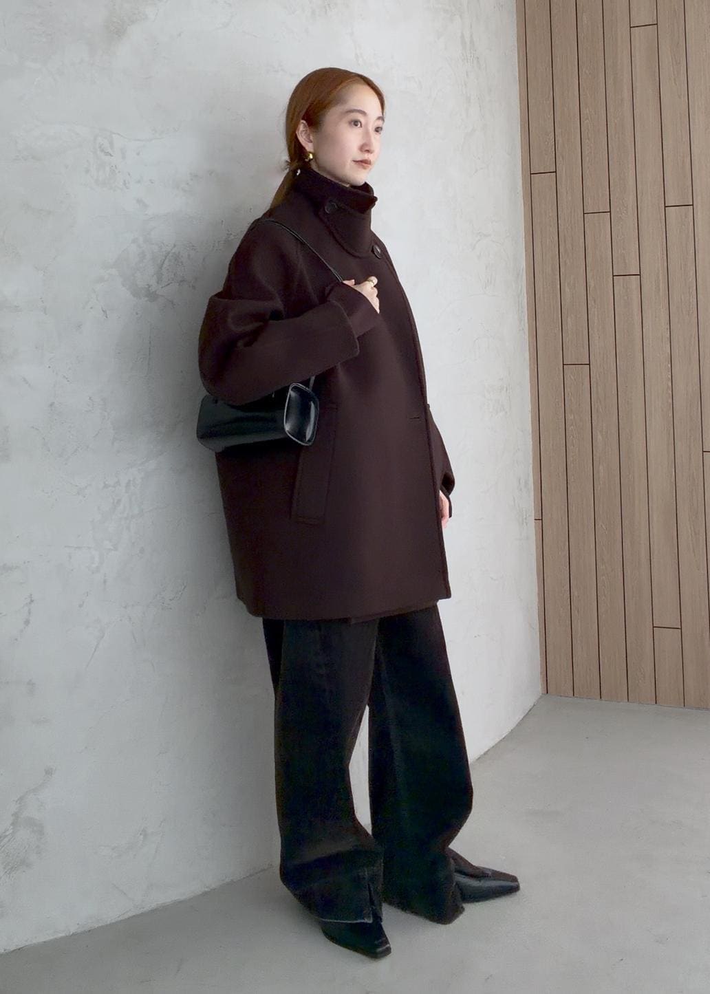 ADAM ET ROPE' | 【定番】ウールボンディングミドルコート | Rakuten