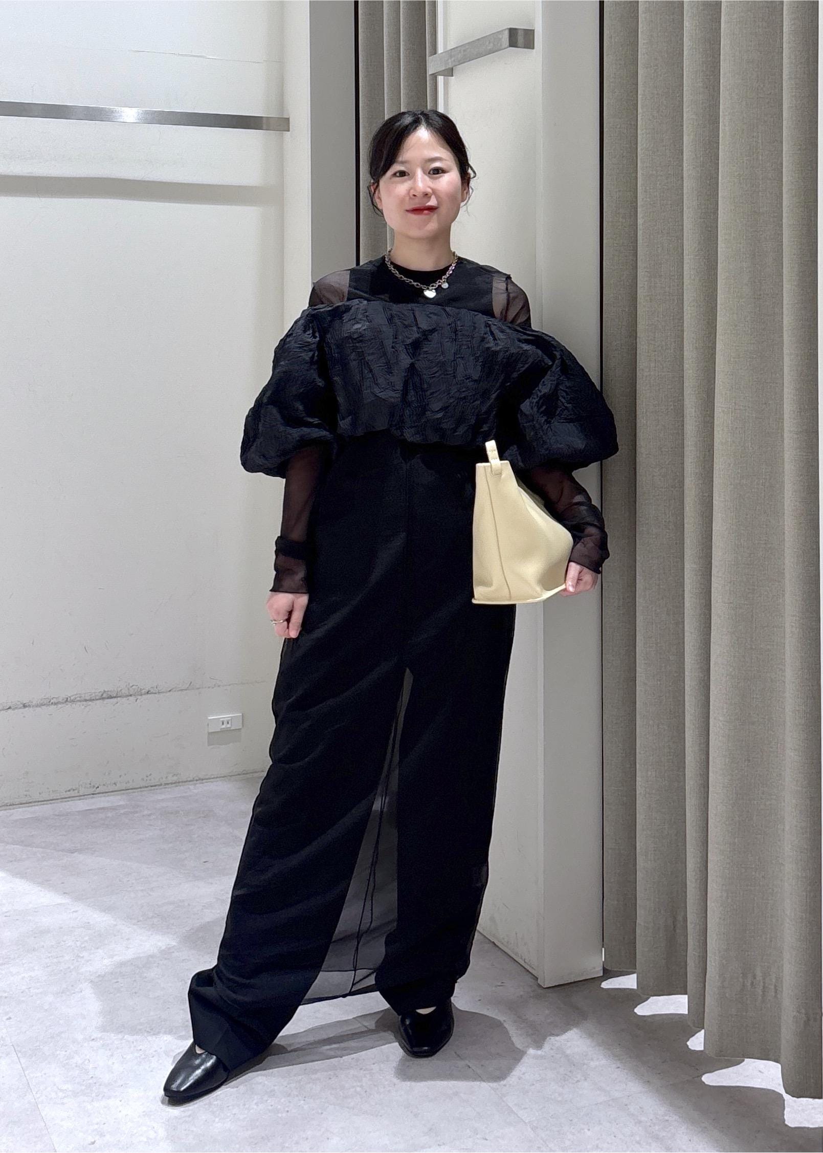 ADAM ET ROPE' | シアーロングスリーブワンピース | Rakuten Fashion