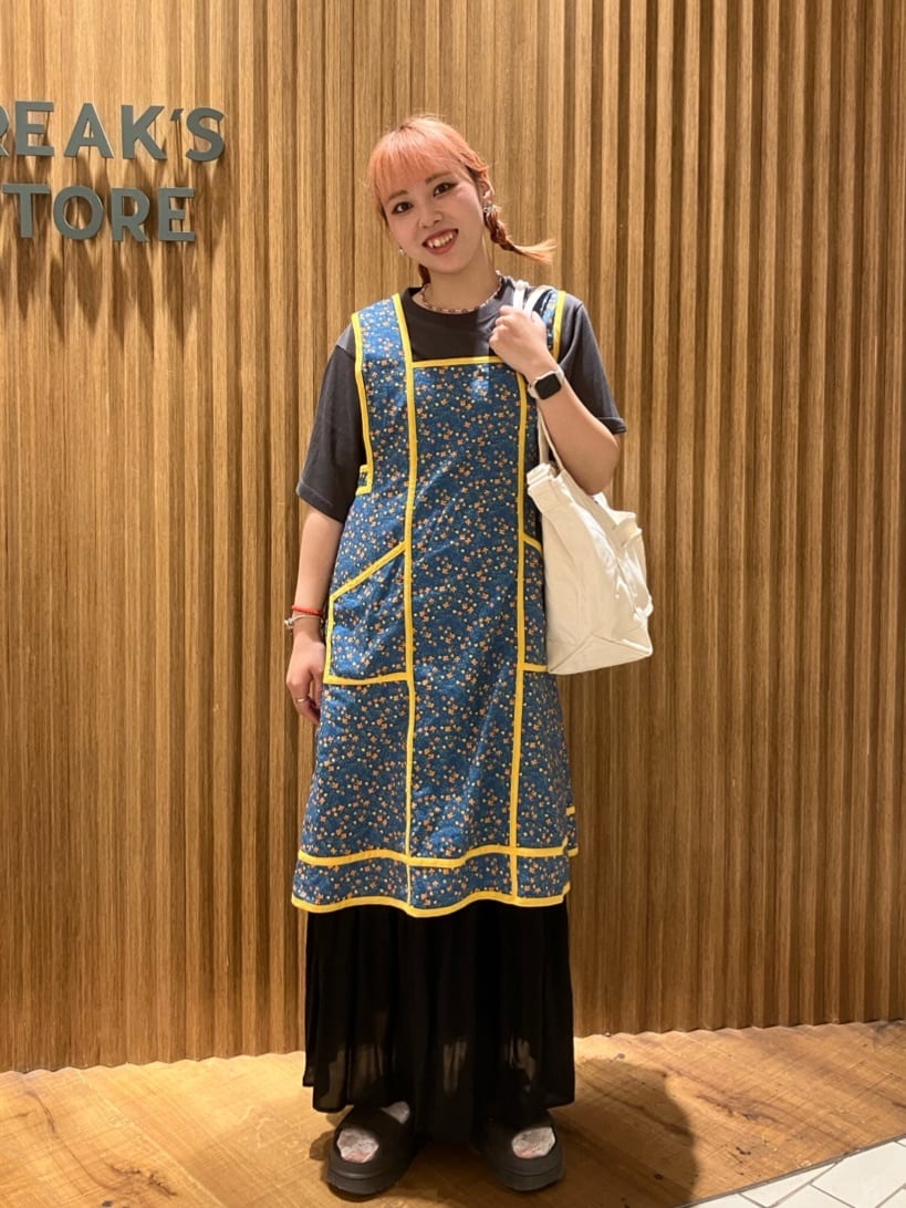 FREAK'S STORE | 小花柄 エプロン風 ワンピース | Rakuten Fashion