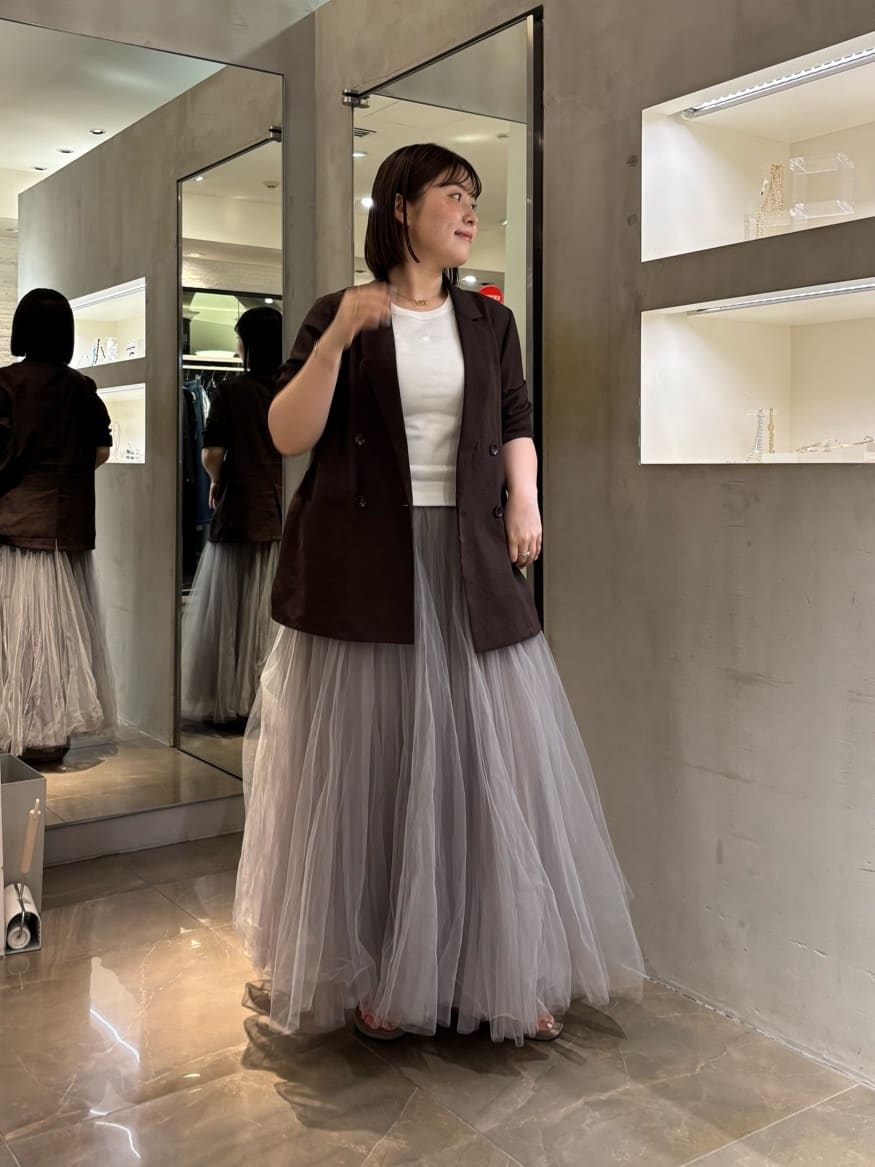 DOUDOU | 【再追加決定!】ダブルチュールスカート | Rakuten Fashion