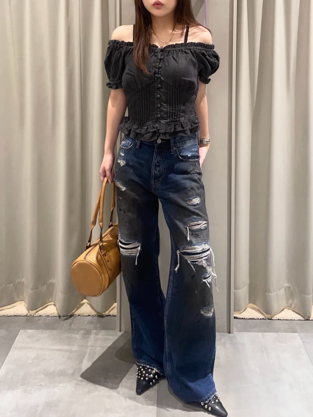SLY | PUFF SLEEVES WOVEN トップス | Rakuten Fashion(楽天