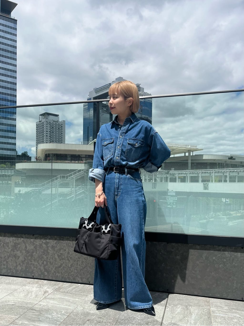 ear PAPILLONNERの樹脂パーツトートバッグSサイズ を使ったコーディネートを紹介します。｜Rakuten Fashion(楽天ファッション／旧楽天ブランドアベニュー)7375373
