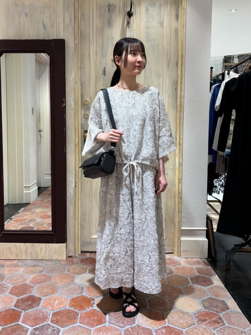 BEARDSLEY | 花ボーダージャガードプルオーバー【セットアップ