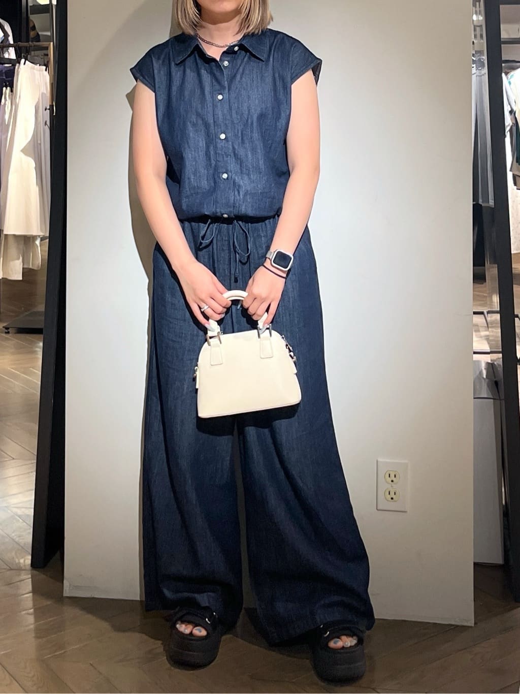 AZUL by moussy | ライトオンスデニムオールインワン | Rakuten