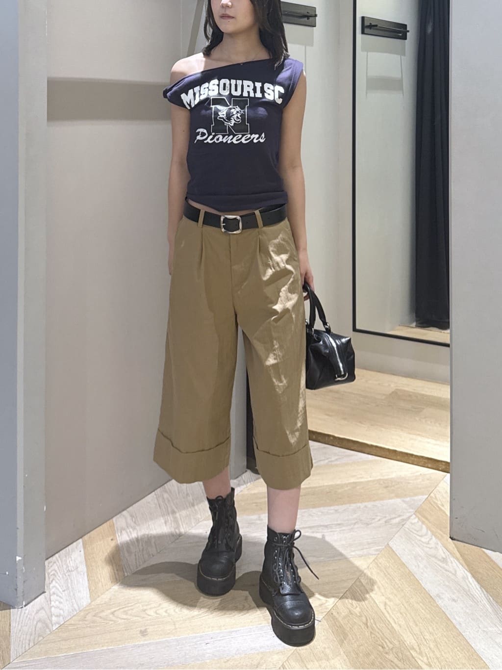 moussy | WASHED CHINO CROPPED パンツ | Rakuten Fashion(楽天