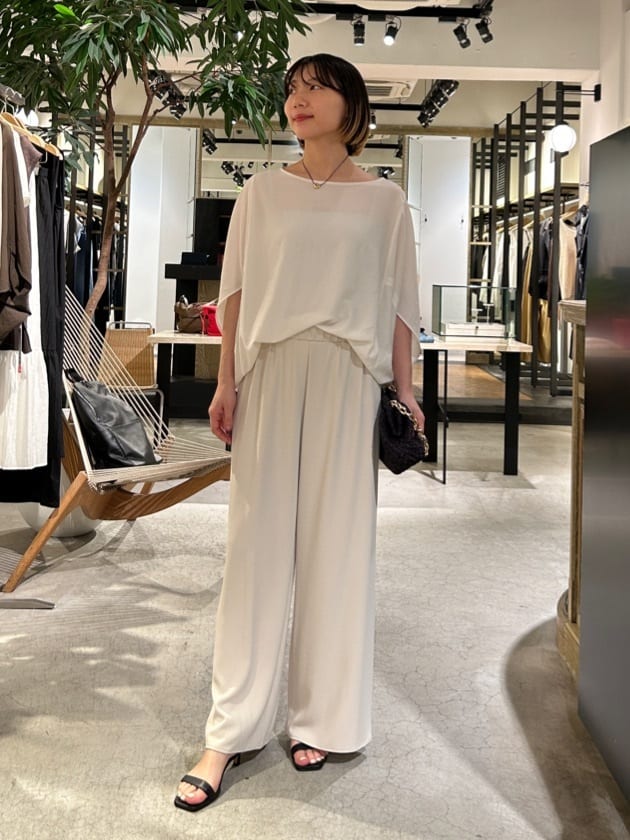 GALLARDAGALANTEの【即戦力パンツ】【3サイズ展開】ワイドイージーパンツを使ったコーディネートを紹介します。｜Rakuten Fashion(楽天ファッション／旧楽天ブランドアベニュー)7378417