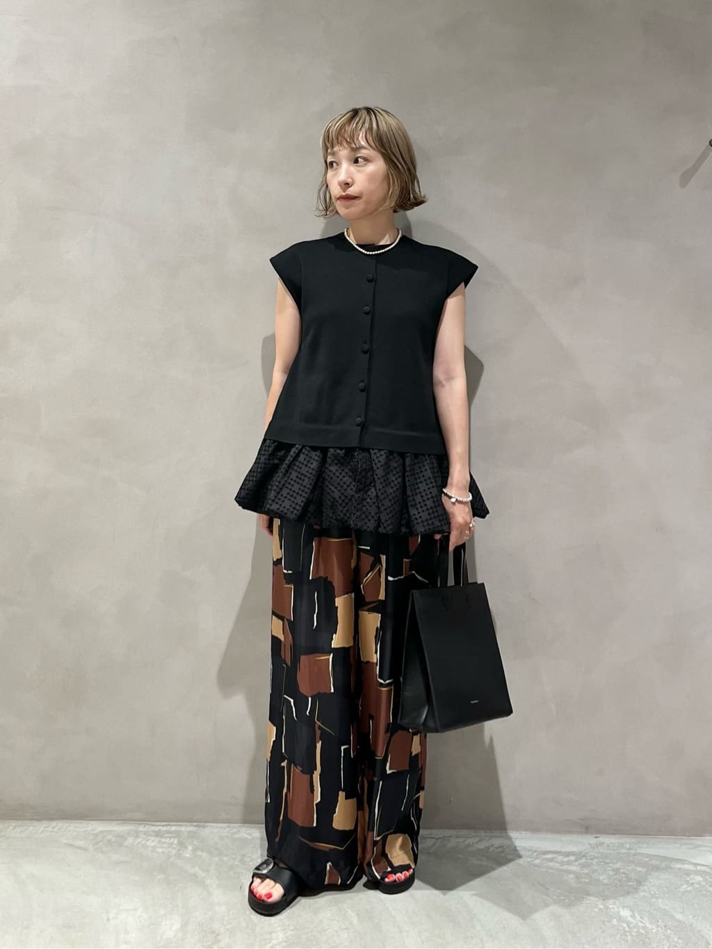 UNITED ARROWS | カットワーク バルーン シルエット ベスト