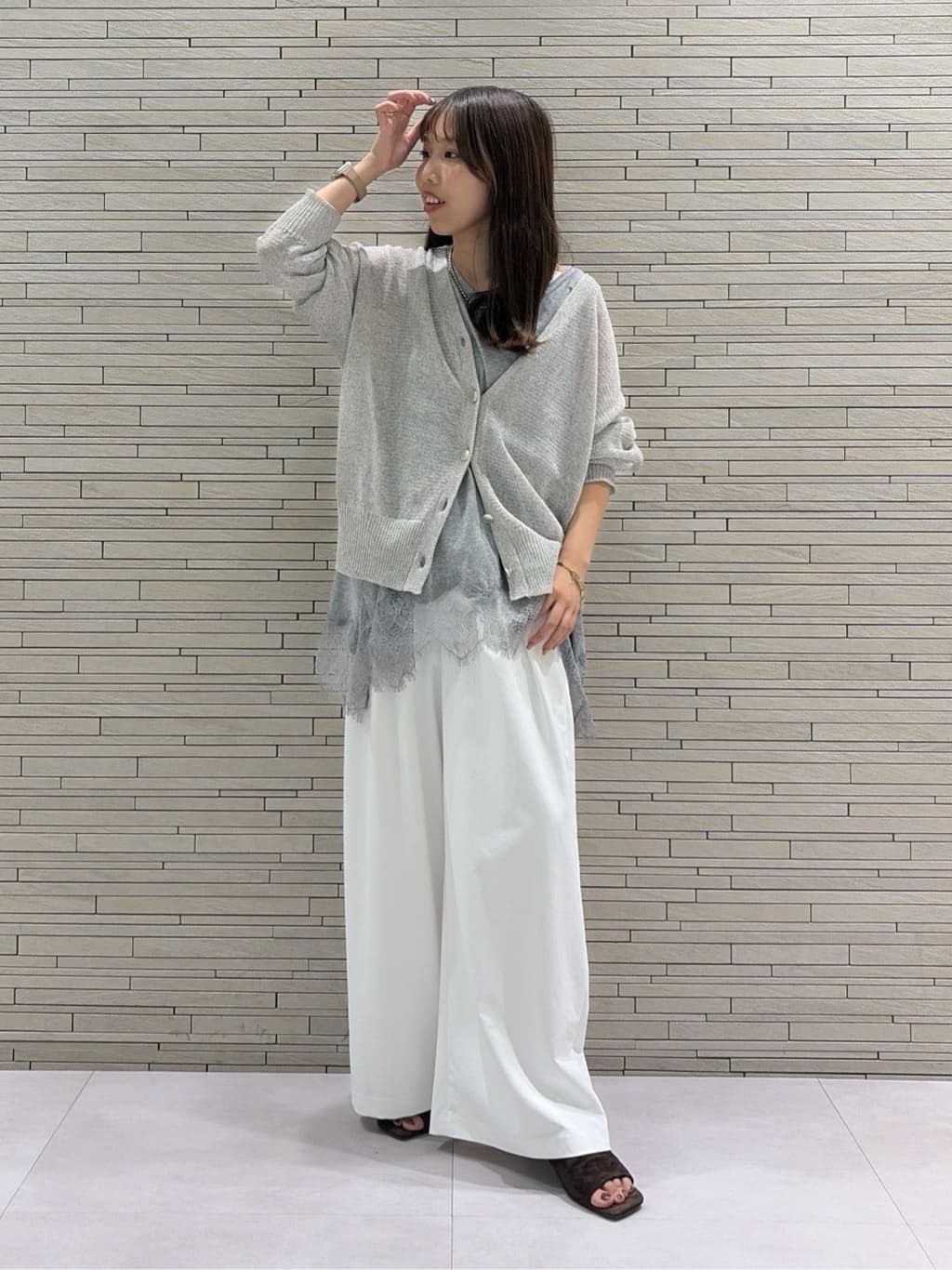 DOUDOU | 【完売カラー再追加!】ヘムレースタンク | Rakuten Fashion