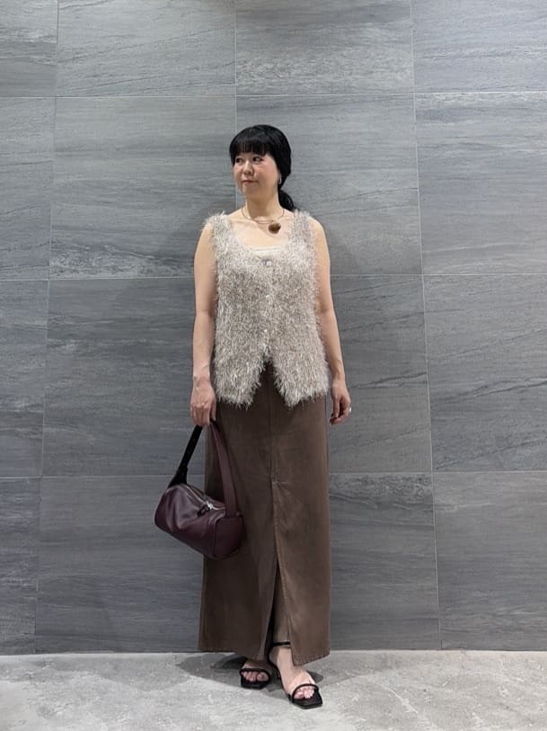 GALLARDAGALANTEの2wayシャギータンクを使ったコーディネートを紹介します。｜Rakuten Fashion(楽天ファッション／旧楽天ブランドアベニュー)7379636