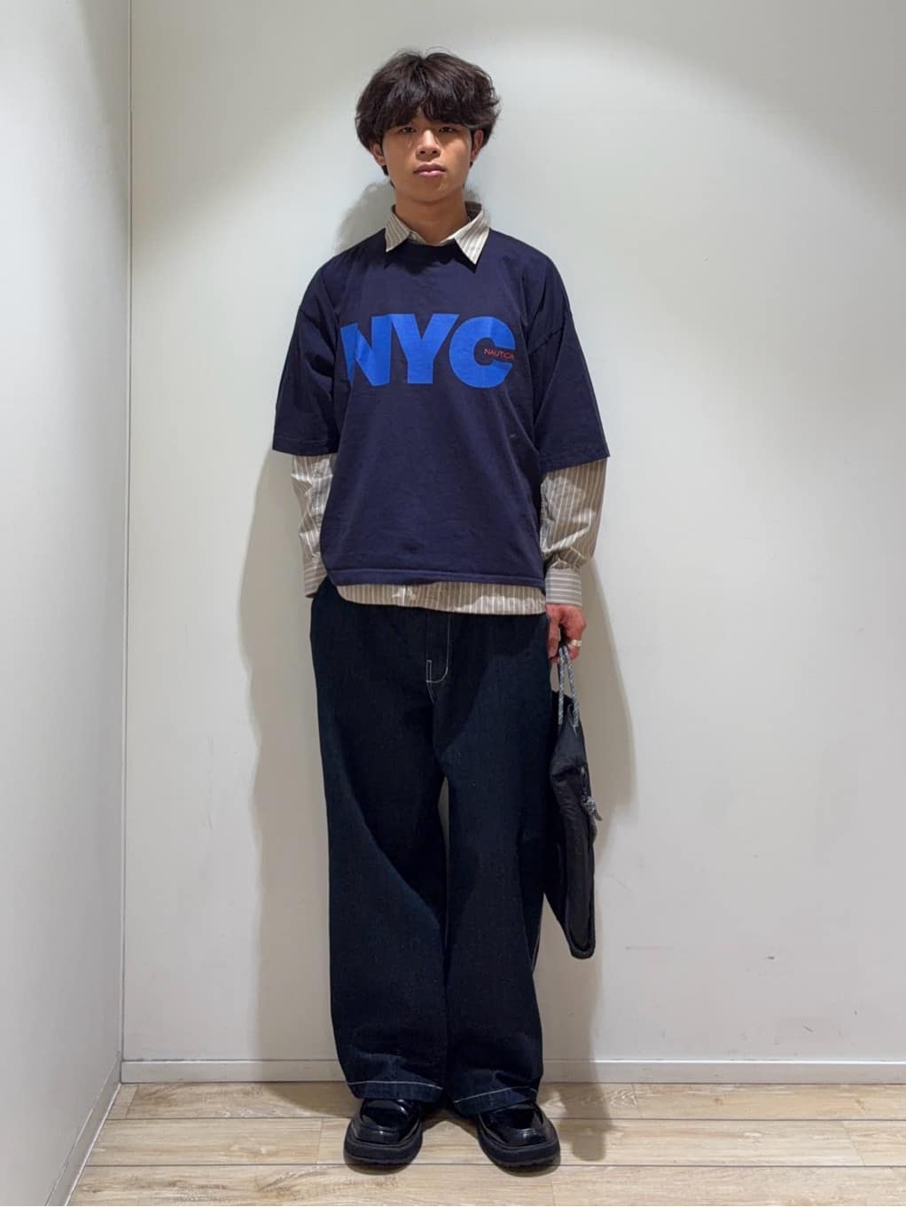 FREAK’S STOREのMade in U.S.A ヘビーウェイト オーバーサイズ クルーネック プリントTシャツ type 3を使ったコーディネートを紹介します。｜Rakuten Fashion(楽天ファッション／旧楽天ブランドアベニュー)7379807