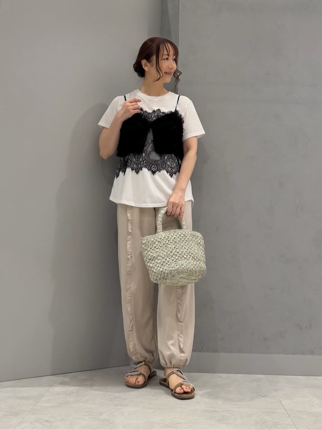 Vin | レースドッキングTシャツ | Rakuten Fashion(楽天ファッション