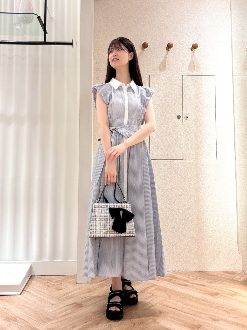 JILL by JILL STUART | 袖バルーンシャツワンピース | Rakuten Fashion