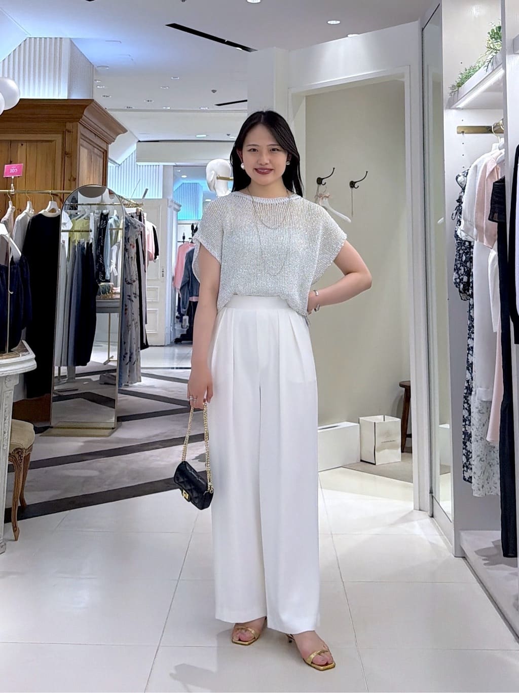 La boutique BonBon | 【涼しく夏映え・人気カラー再入荷!】ラメ天竺針