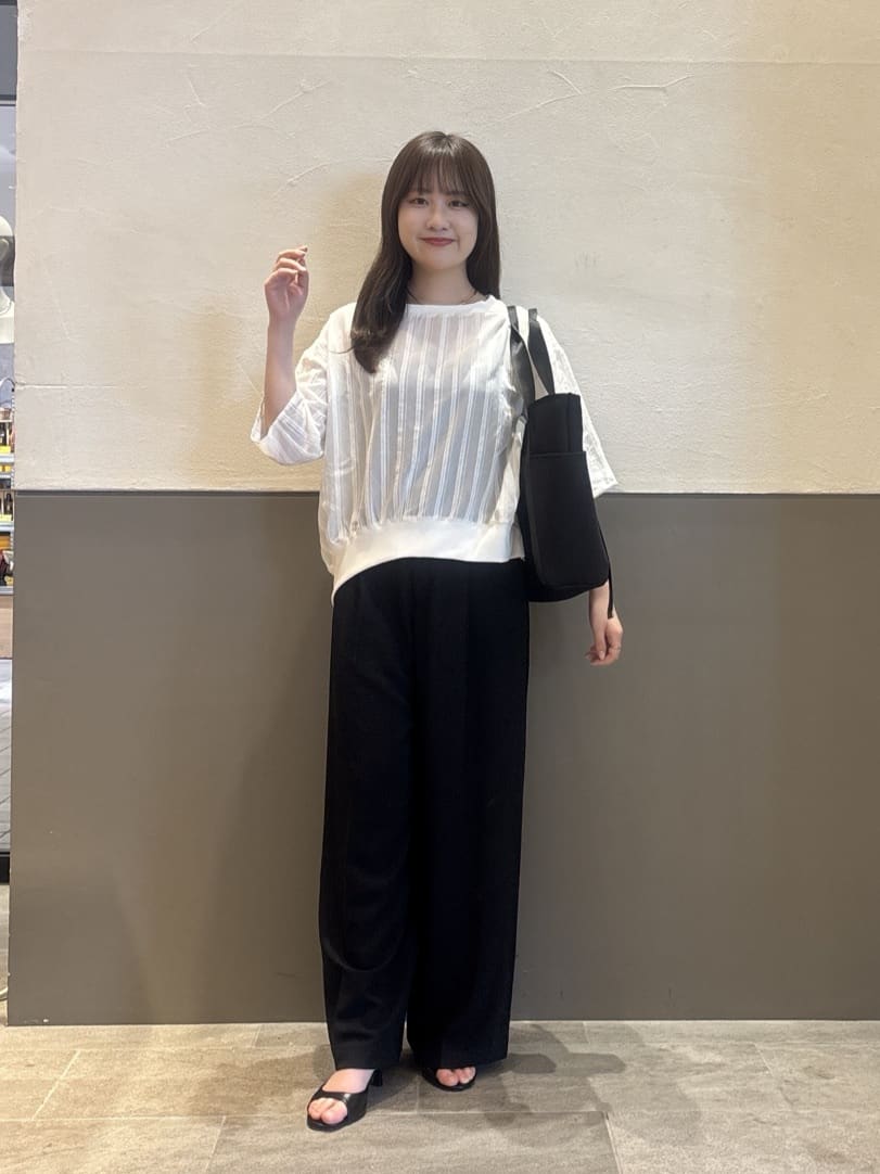 COLLAGE GALLARDAGALANTE | 《SNSで人気!》リブ付プルオーバーブラウス