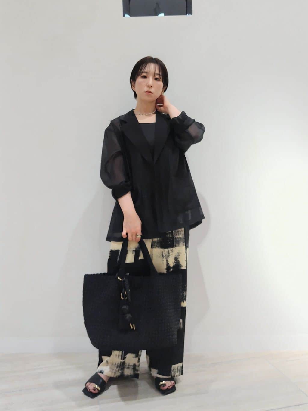 Vin | ミニポーチ付き編み込みスクエアビッグトート | Rakuten Fashion