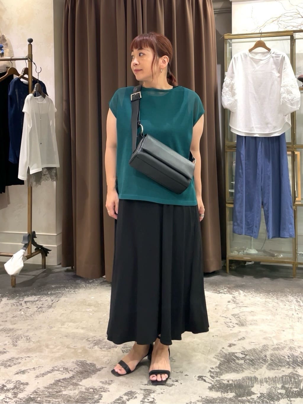 BEARDSLEY | ストレッチジョーゼットマキシワンピ | Rakuten Fashion