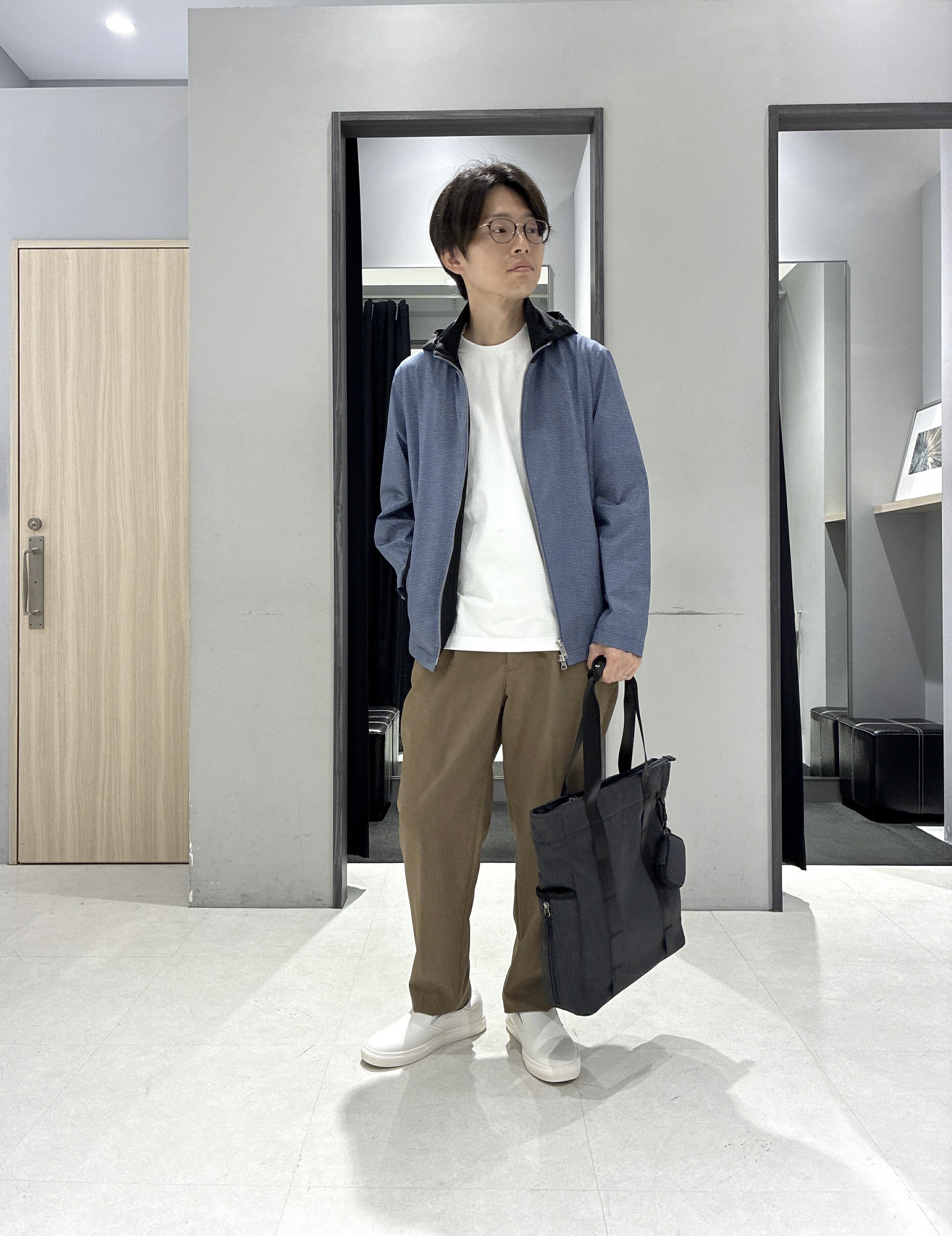 TAKEO KIKUCHI | 【多機能・軽量】2WAY シャドーライン トートバッグ