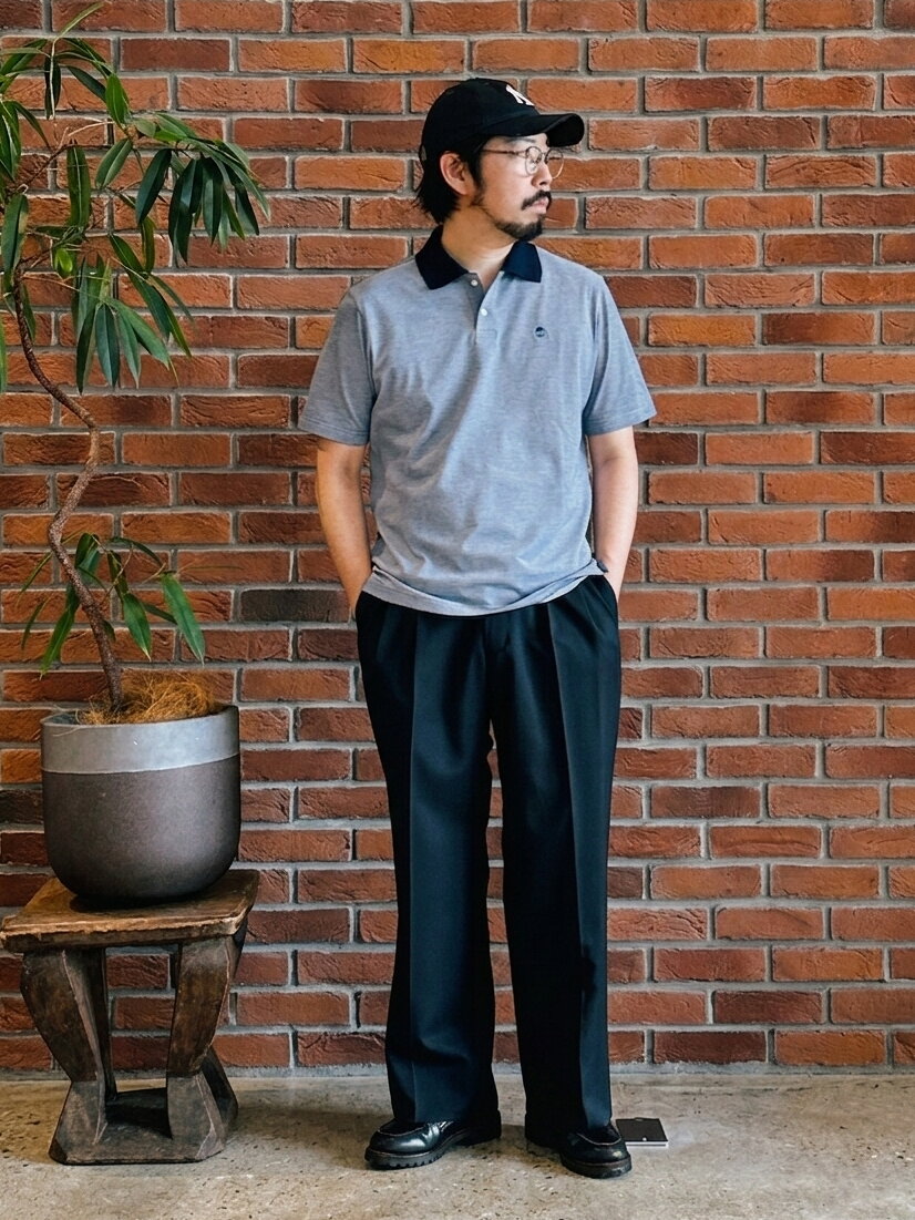 TAKEO KIKUCHI | 【COOLMAX(R)】ワンポイント刺繍 鹿の子ポロシャツ