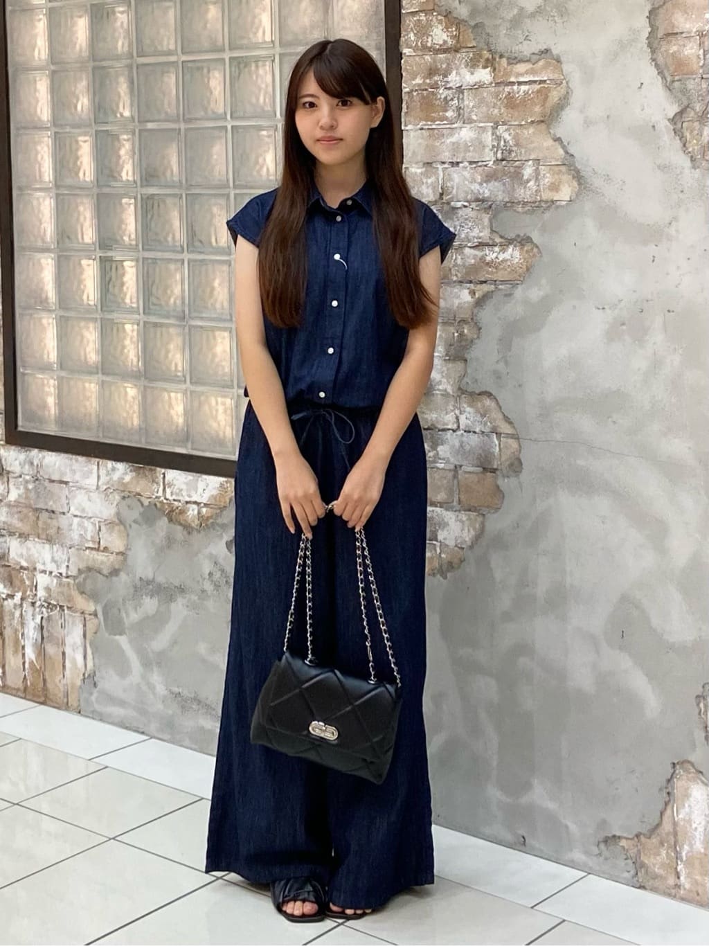 AZUL by moussy | ライトオンスデニムオールインワン | Rakuten