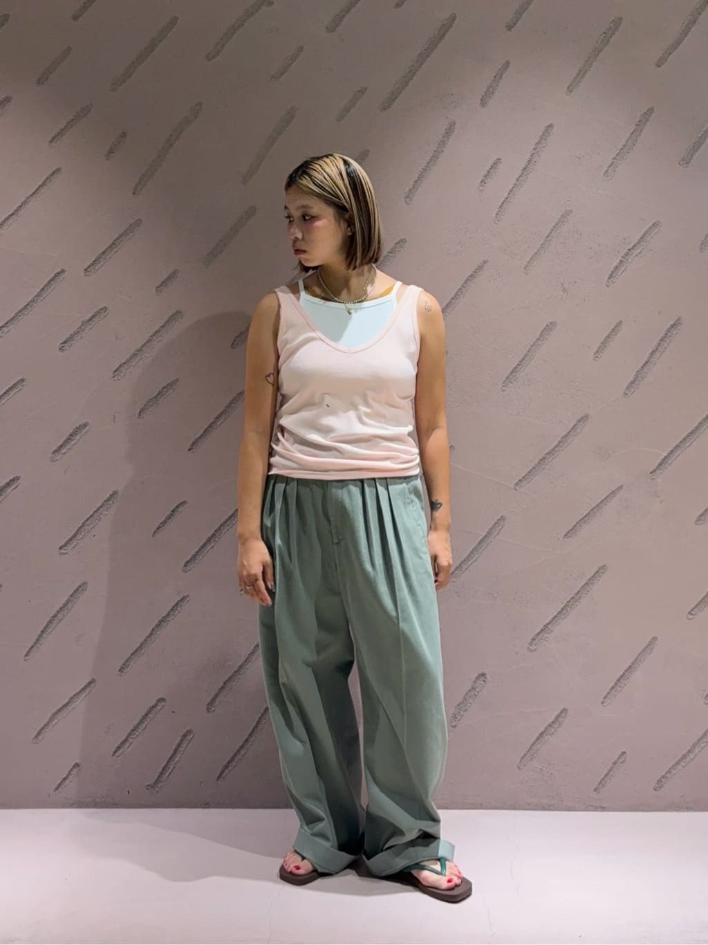 BEAUTY&YOUTH UNITED ARROWS | <6(ROKU)>コットンレーヨン タック