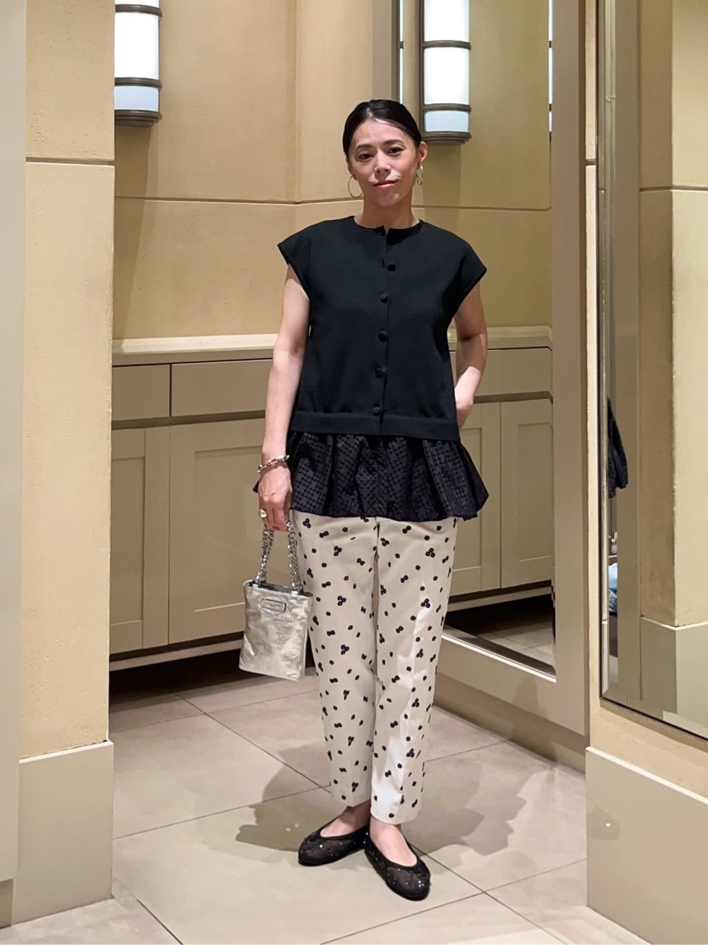 UNITED ARROWS | カットワーク バルーン シルエット ベスト
