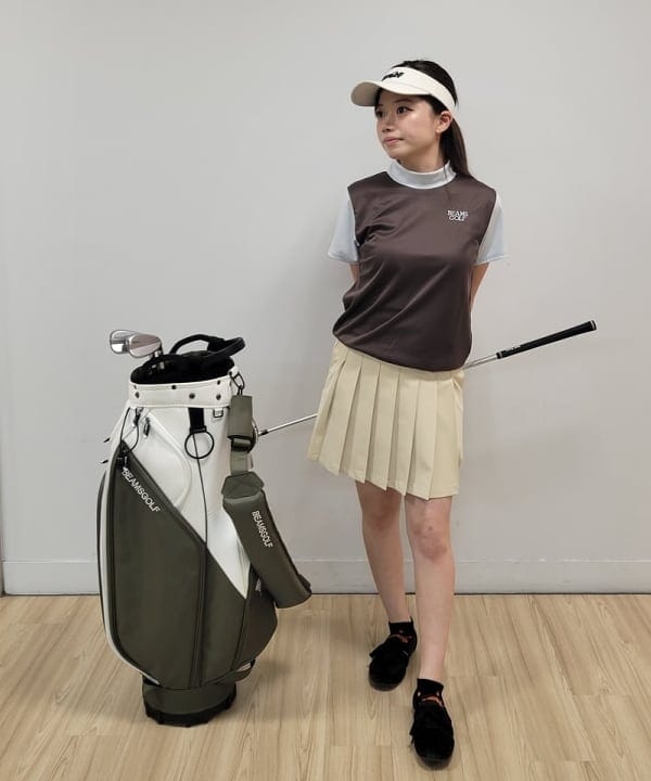 ビームスゴルフ　プリーツスカート BEAMS GOLFのORANGE LABEL / ストレッチ プリーツスカート(撥水・UV