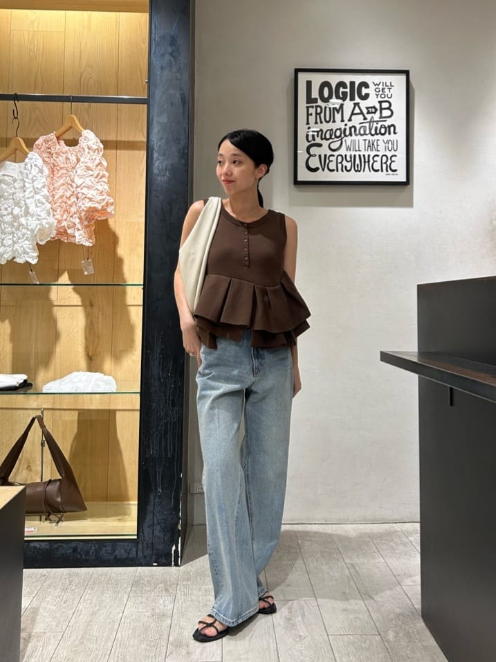 CAPRICIEUX LE'MAGE | アシメペプラムヘンリーニット | Rakuten