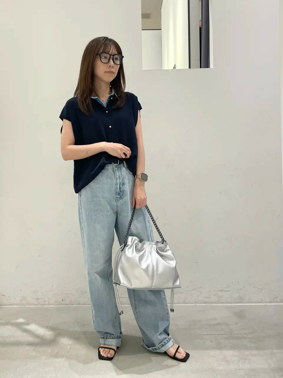 YECCA VECCA | 2wayレイヤード風ノースリーブポロニット | Rakuten