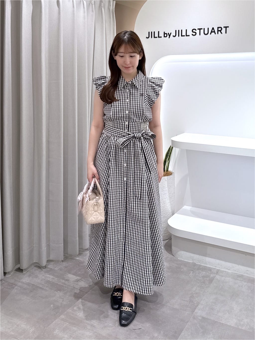 JILL by JILL STUART | 袖バルーンシャツワンピース | Rakuten Fashion