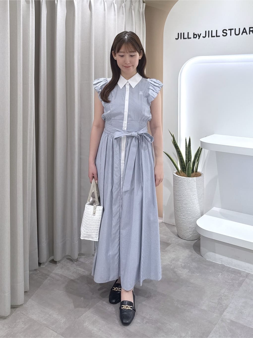 JILL by JILL STUART | 袖バルーンシャツワンピース | Rakuten Fashion