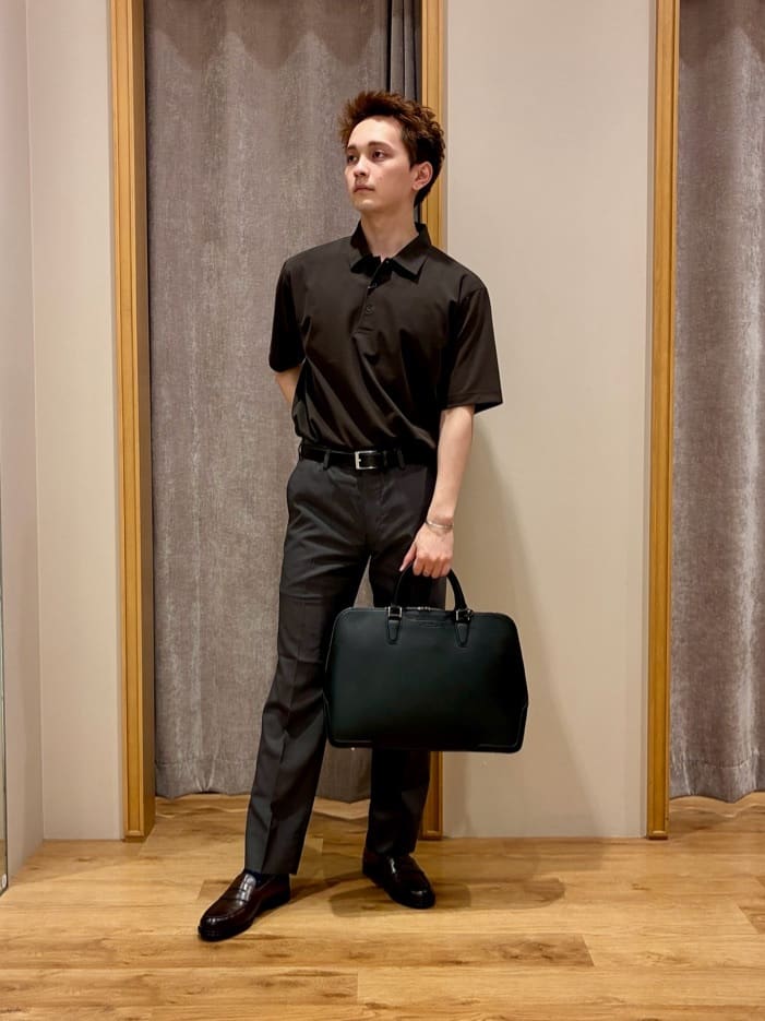 UNITED ARROWS green label relaxing | エンボス レザー ブリーフ