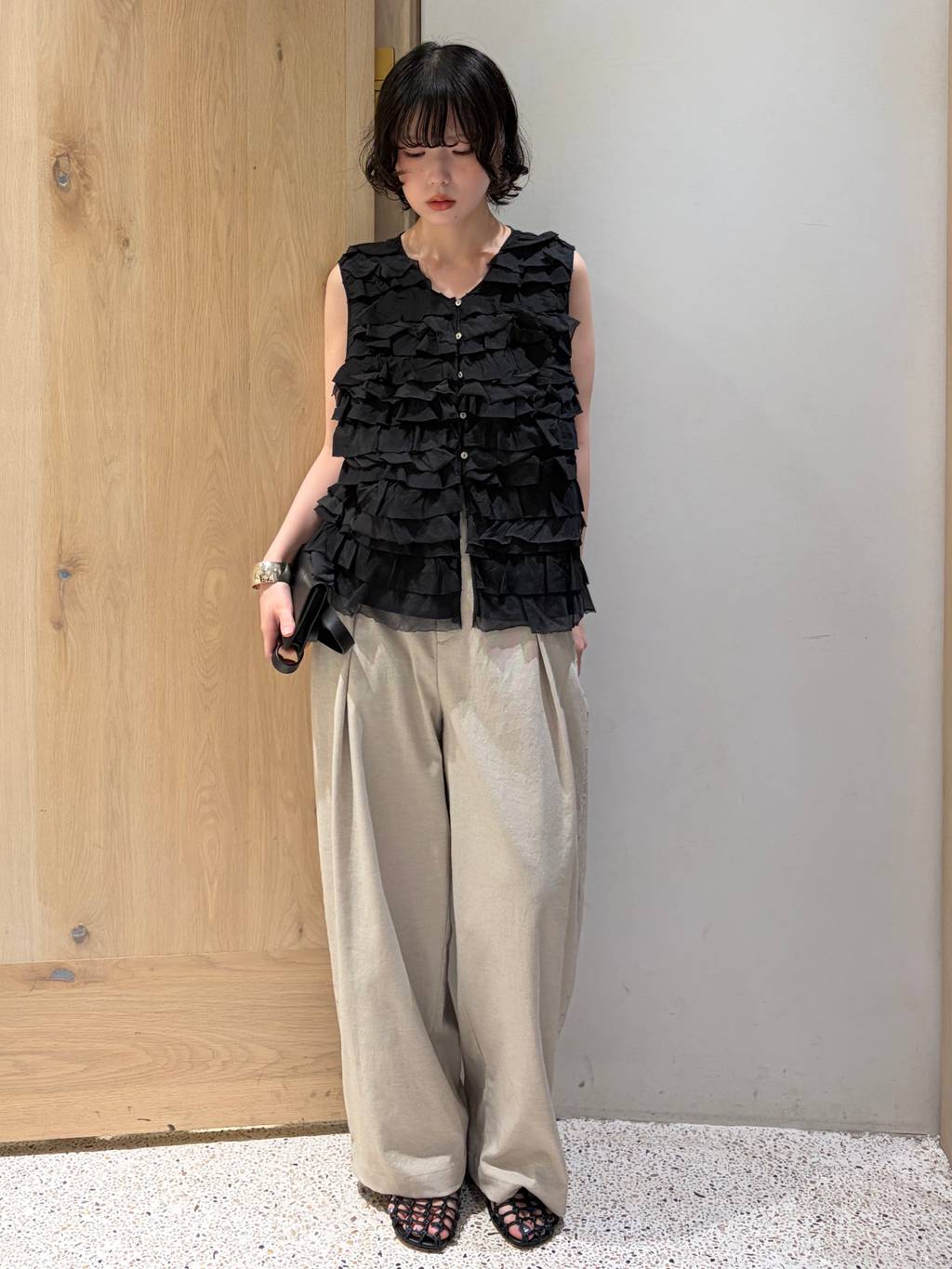 Curensology | シェルタリングスタッズパンツ | Rakuten Fashion(楽天