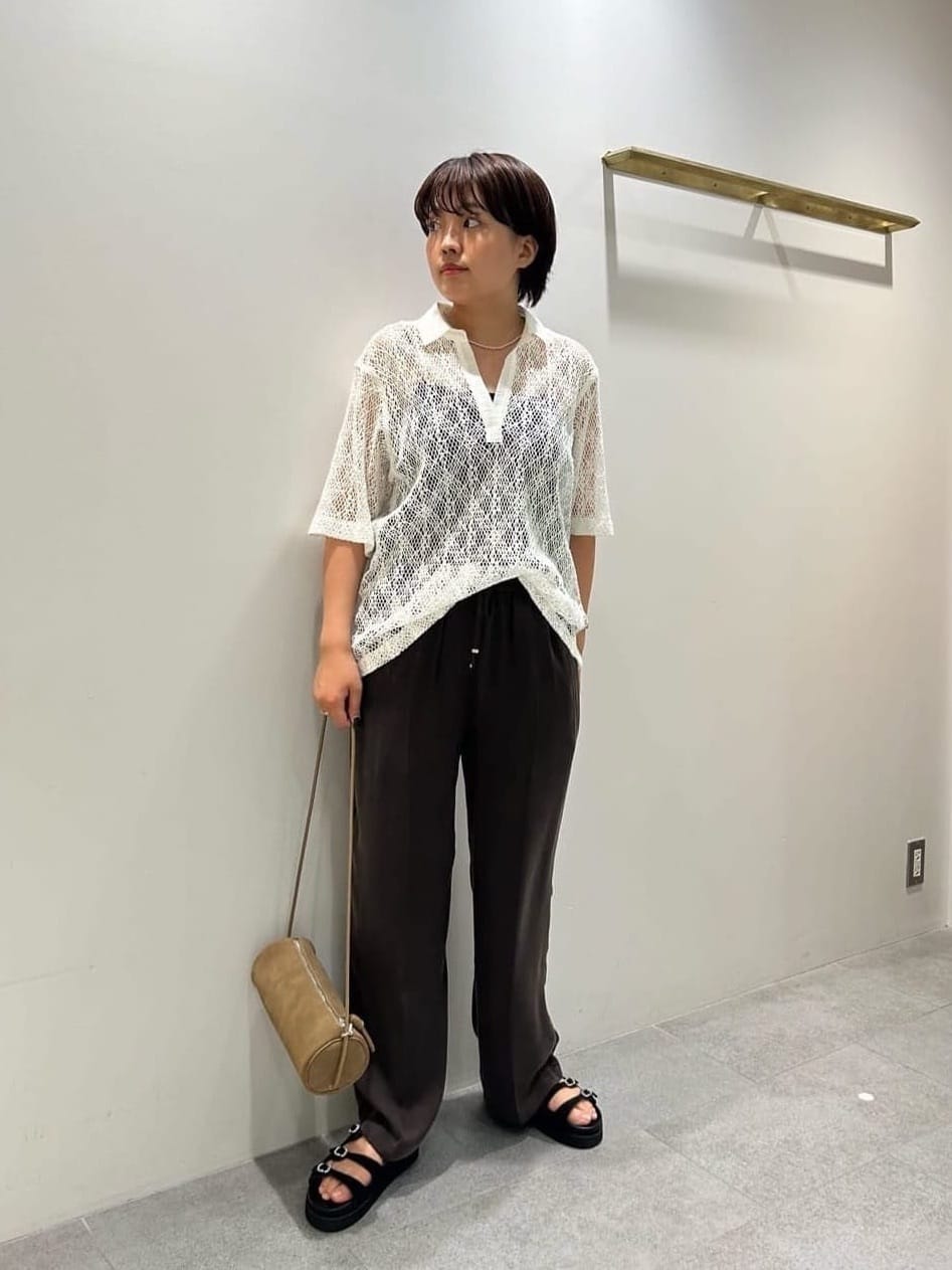 UNITED ARROWS | <conte>メッシュ スキッパー プルオーバーシャツ