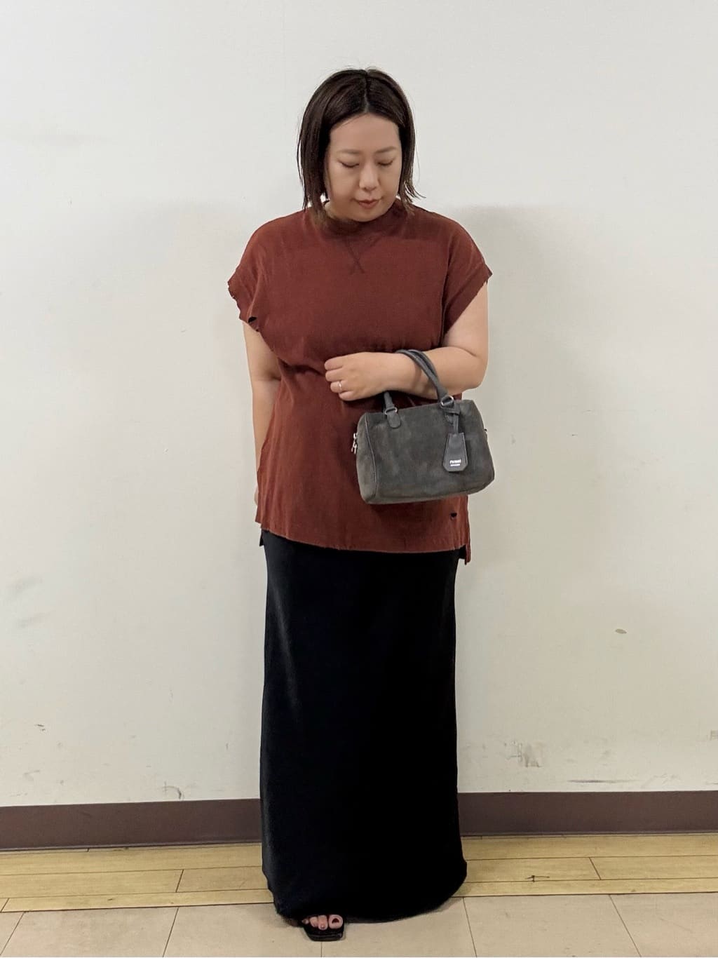 russet | スエード2WAYミニボストンバッグ | Rakuten Fashion(楽天