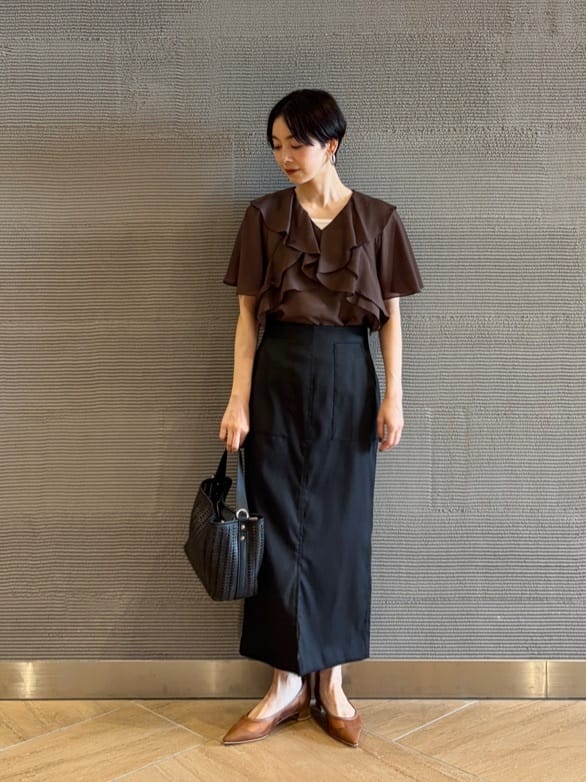 UNITED ARROWS green label relaxing | ラッフル フレア ショート