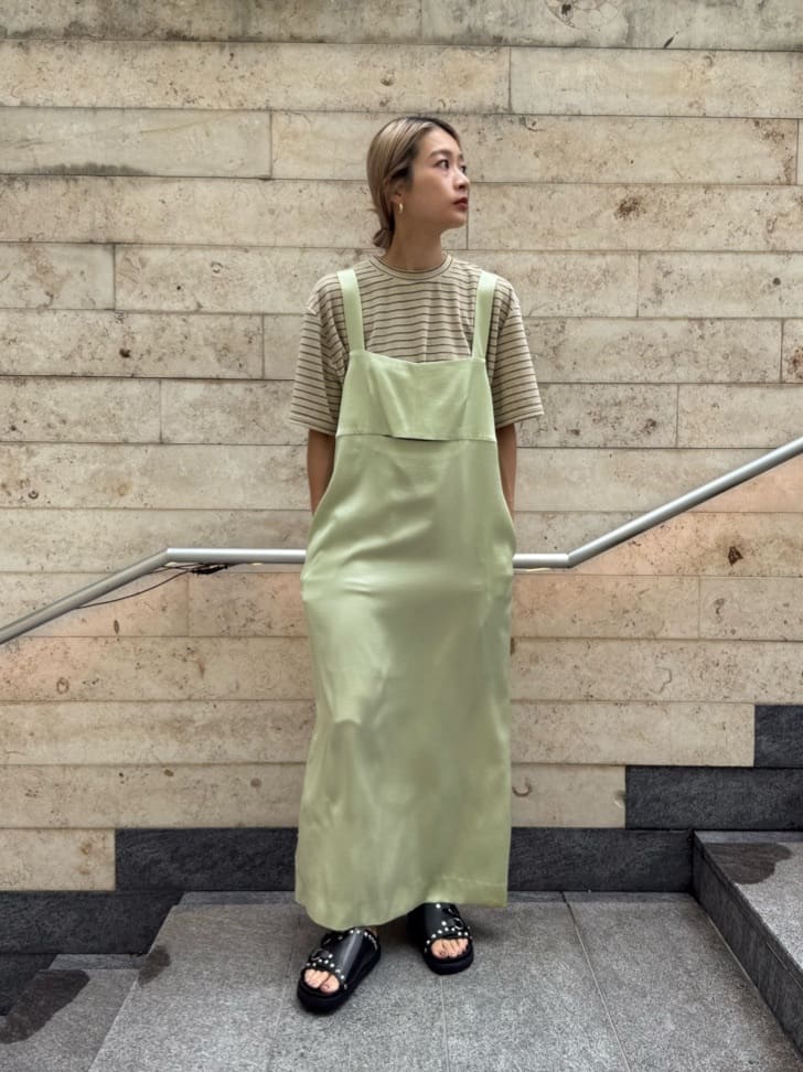 UNITED ARROWS 6（ROKU）スリットワンピース チャコールグレー BEAUTY&YOUTH UNITED ARROWS | <6(ROKU)>スリットワンピース | Rakuten
