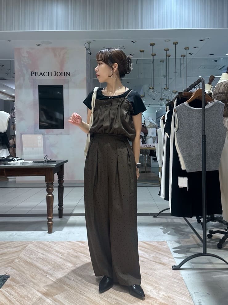 capricieux le'mage ドットロンパース ブラック 36 CAPRICIEUX LE'MAGE