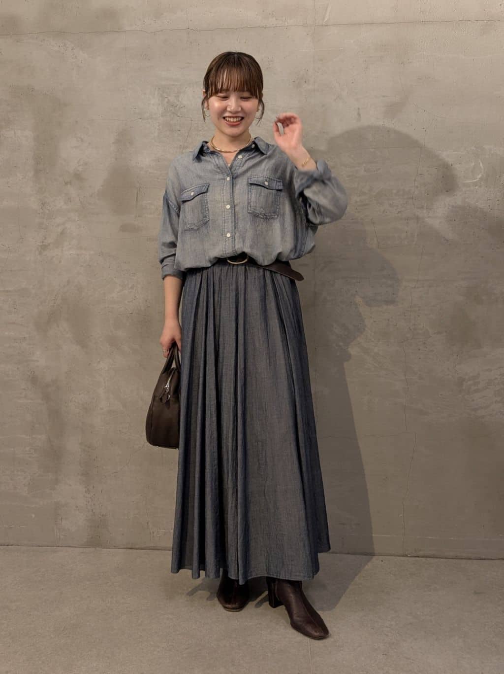BEARDSLEY | シフォンデニムシャツ | Rakuten Fashion(楽天
